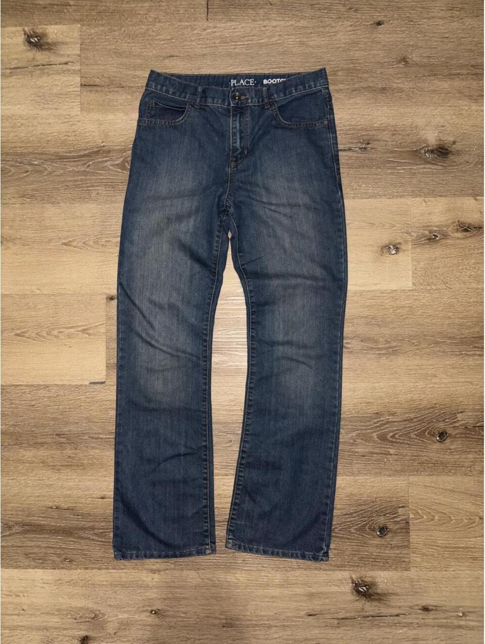 The Children’s Place Girls Size 14 Bootcut Blue Jeans Y2K Style